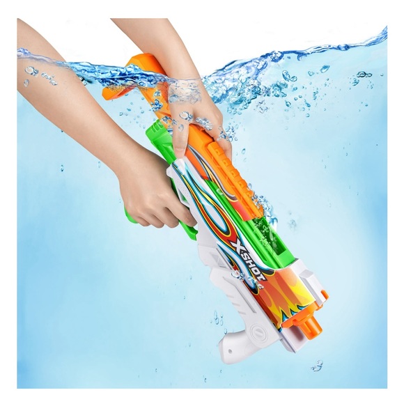 X-Shot Water Fast-Fill Skins Hyperload Water Blaster by ZURU for Ages 3-99 - Picture 5 of 6